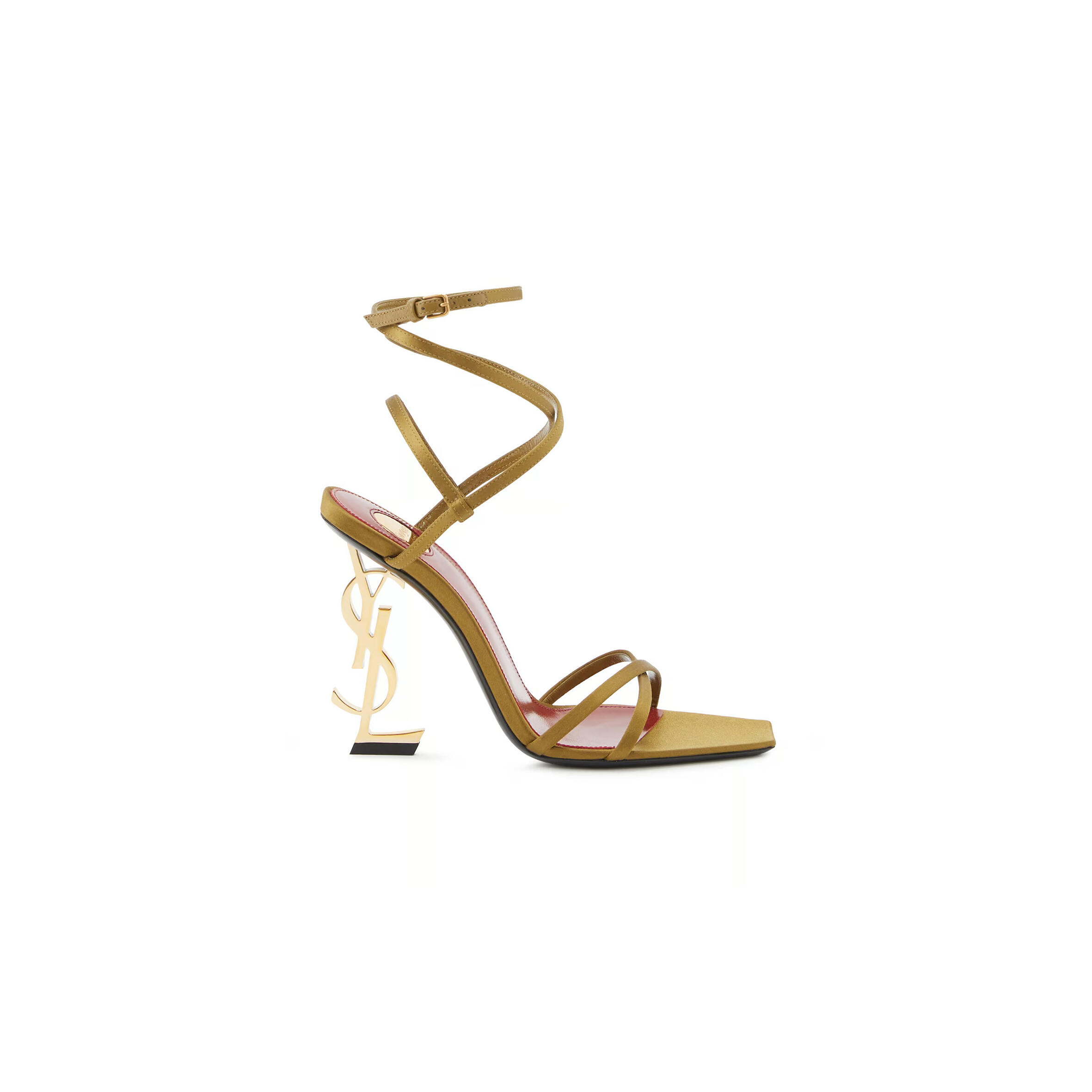 Y51 opyum sandals in satin crepe